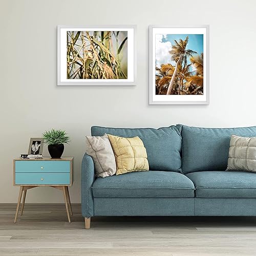 Vista 220 de Frametory, Portarretratos negro de 16 x 20 pulgadas, para fotos de 11 x 14 pulgadas con paspartú, molduras anchas (16 x 20 pulgadas, negro)