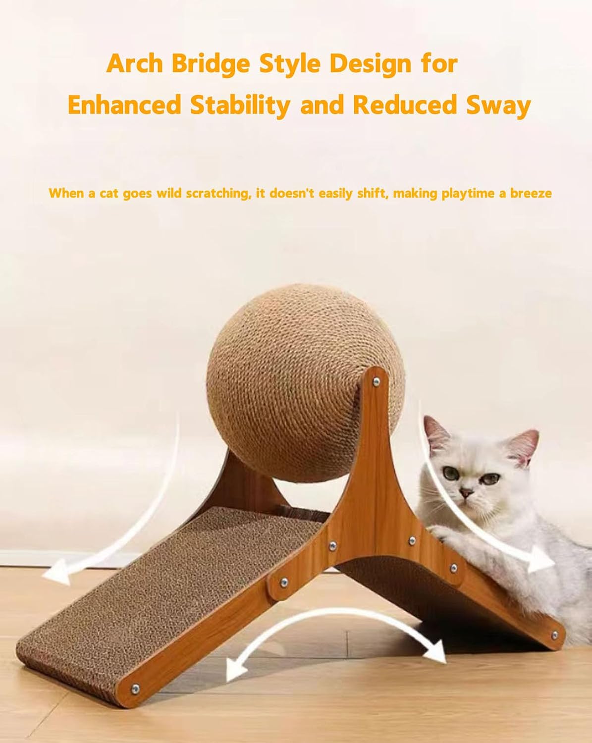 review Cat11 Cat Scratching: A Climbing Frame with a Vertical Ferris Wheel Design and Durable Sisal Material for Endless Feline Entertainment