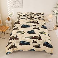 Vista 34 de Feelyou Juego de funda de edredón de camión de bomberos, edredón de coche de policía para decoración de habitación de niños, colcha de ambulancia