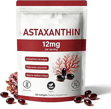 Premium Astaxanthin 12mg,120 Softgels