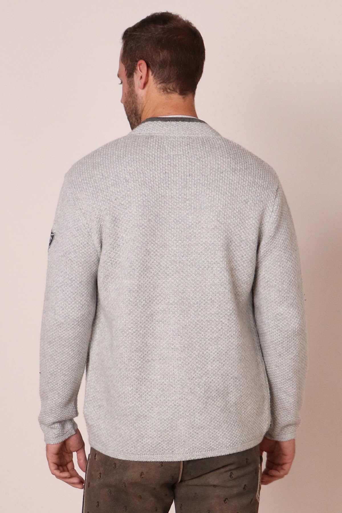 Krüger Herren Trachtenjacke lang, Modell: Strickjacke Malte, Langarm, Art.-Nr. 098709-0-0043,