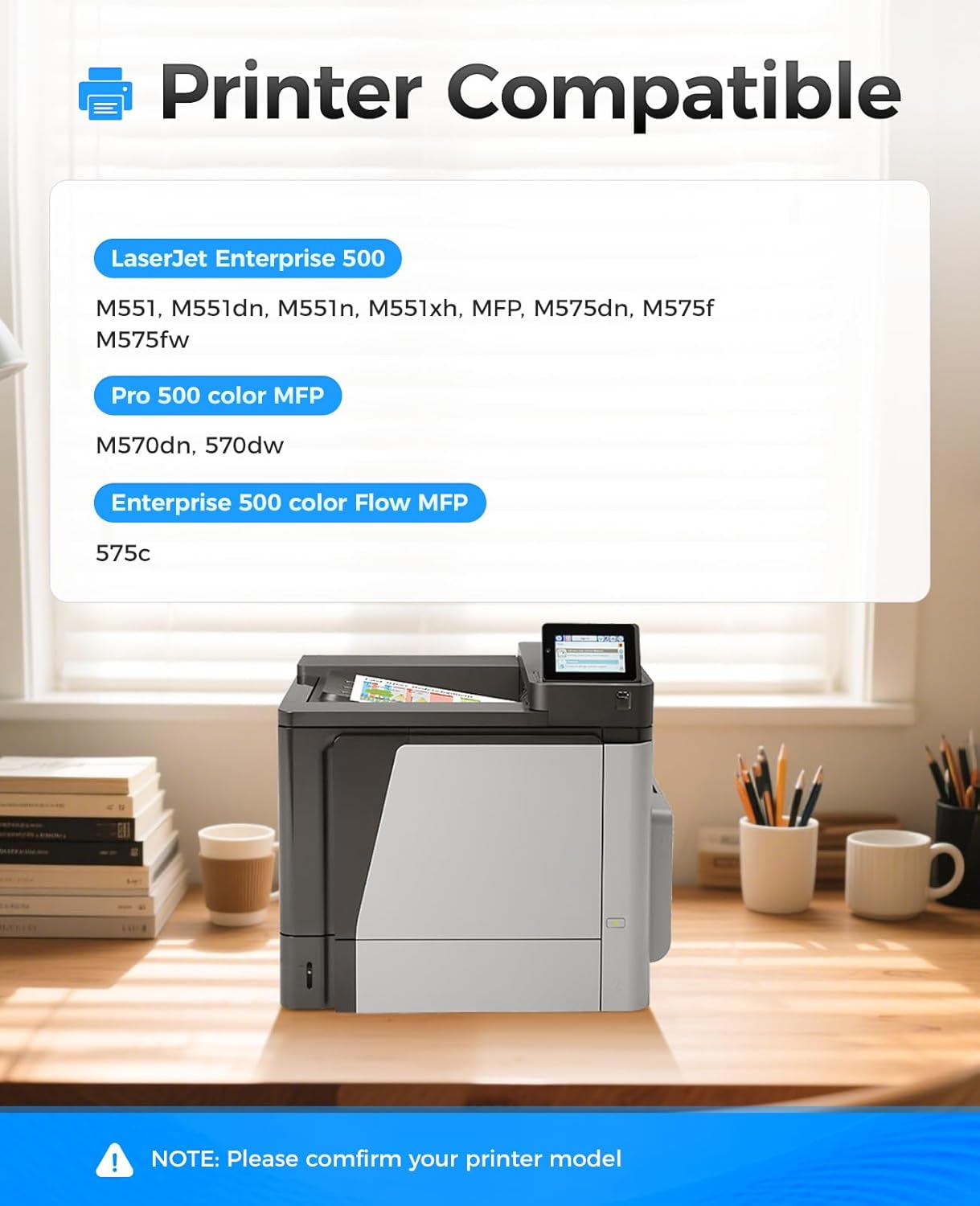 507x 507a toner cartridge set 4-pack high yield replacement for hp 507x 507a ce400x ce401a ce402a ce403a compatible with hp color laserjet enterprise 500 color m551 m551dn m570dn m570dw m575fw printer 507x/507a toner-4 pack