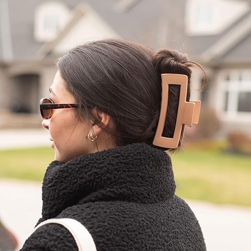 Miniatura 12 de FRAMAR Pinzas de garra extra grandes para cabello grueso – Paquete de garras para el cabello, pinzas grandes para cabello grueso, paquete de pinzas