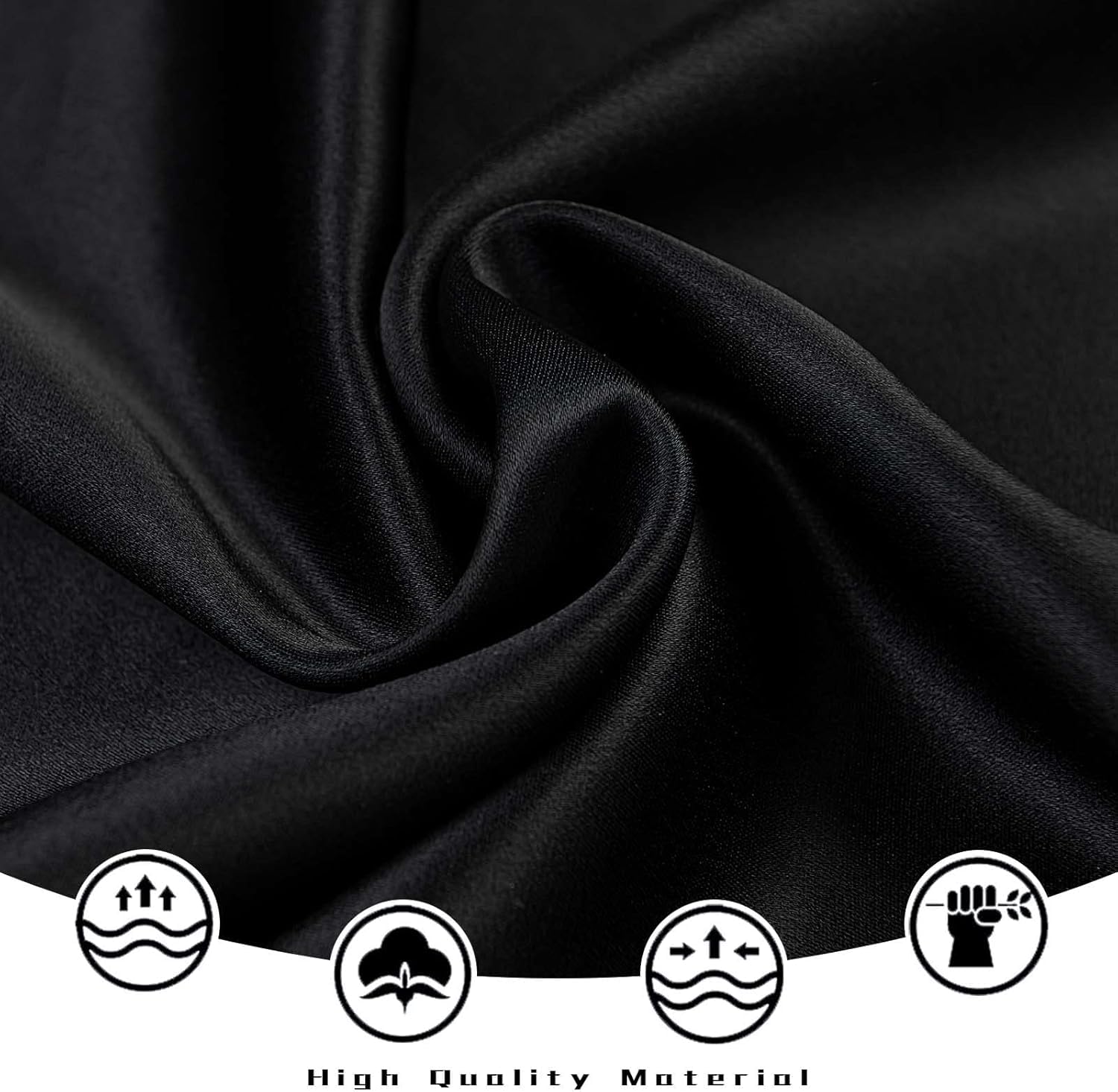 Basoteeuo Midi-Röcke für Damen, hohe Taille, Satin, Sommer, lässig, sexy, Midi-Länge, elastischer Rock