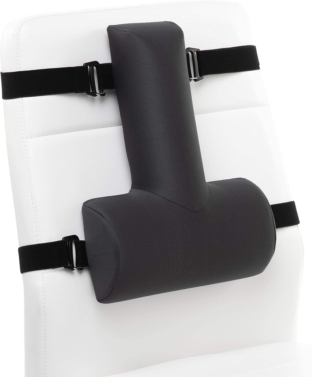 OPTP Thoracic Lumbar Back Support - Soft Cushion for Improved Sitting Posture and Upper/Lower Back Pain Relief for Desk Chairs, Car Seats and Airplanes