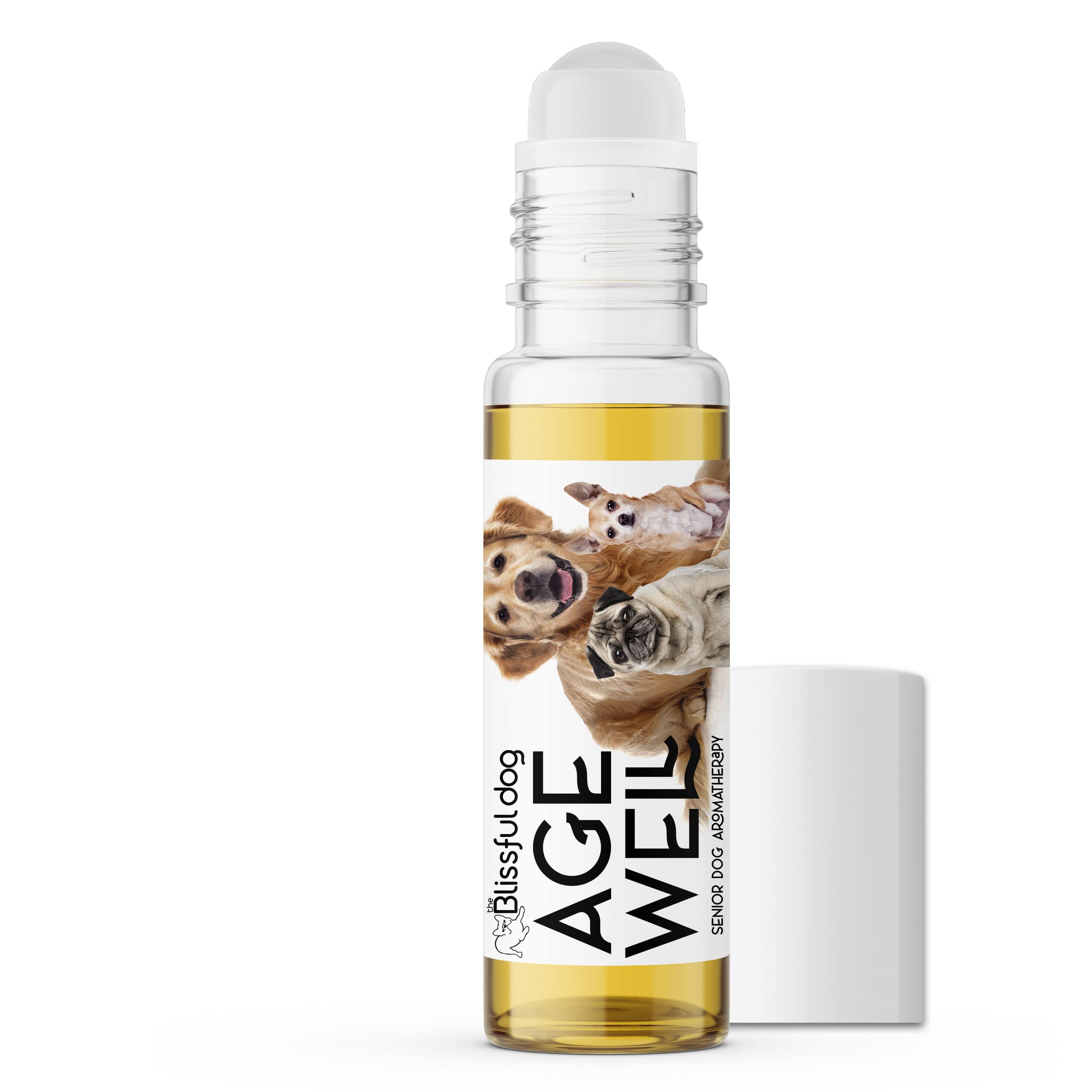 The Blissful Dog 3 Old Friends Age Well Dog Aromatherapy Roll-On, 0.45oz