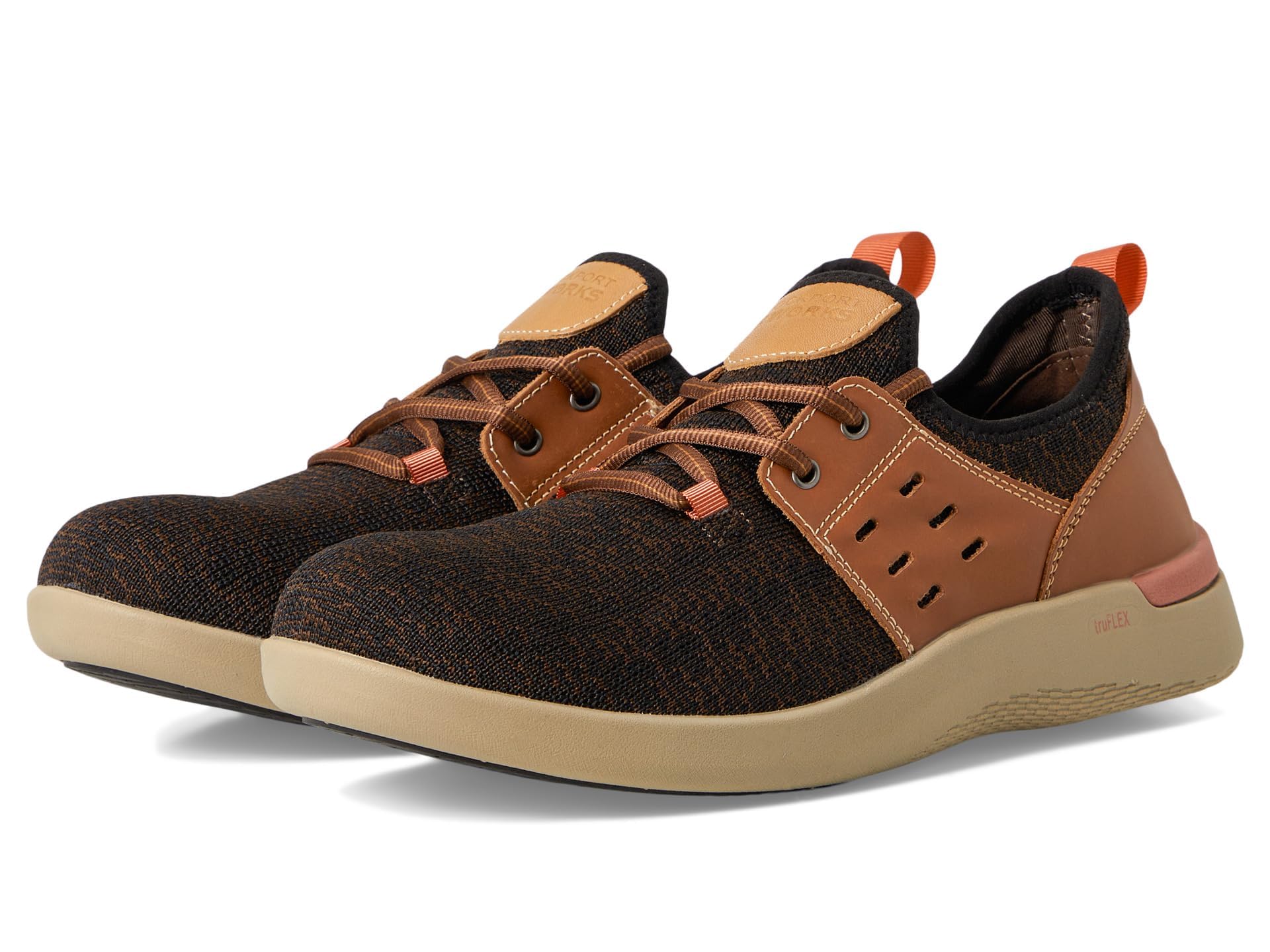 mens Truflex Composite Toe Eh Two Eye Tie Work Shoe-image-42