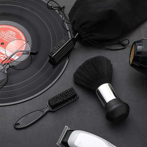 Miniatura 4 de 2 juegos de cepillo de peluquero para el cuello, accesorios profesionales de peluquería suministros de limpieza, limpiadores de cepillo de nailon,