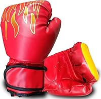 Vista 10 de Guantes de boxeo para niños, guantes de boxeo para niños de 5 a 13 años, guantes de entrenamiento de boxeo para saco de boxeo, kickboxing, Muay