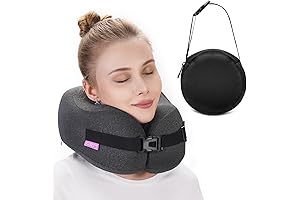 Vac Compressed Travel Pillows for Airplane, Super Soft and Comfortable Neck Pillows...
