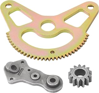 717-05225C Steering Gear Segment & 748-05071B Steering Support Bearing & 71705193B Steering Pinion Gear Compatible with MTD Cub-Cadet Craftsman Troy-Bilt GT XT1 XT2 50 SLX54 SLX50 GX54 Lawn Mower