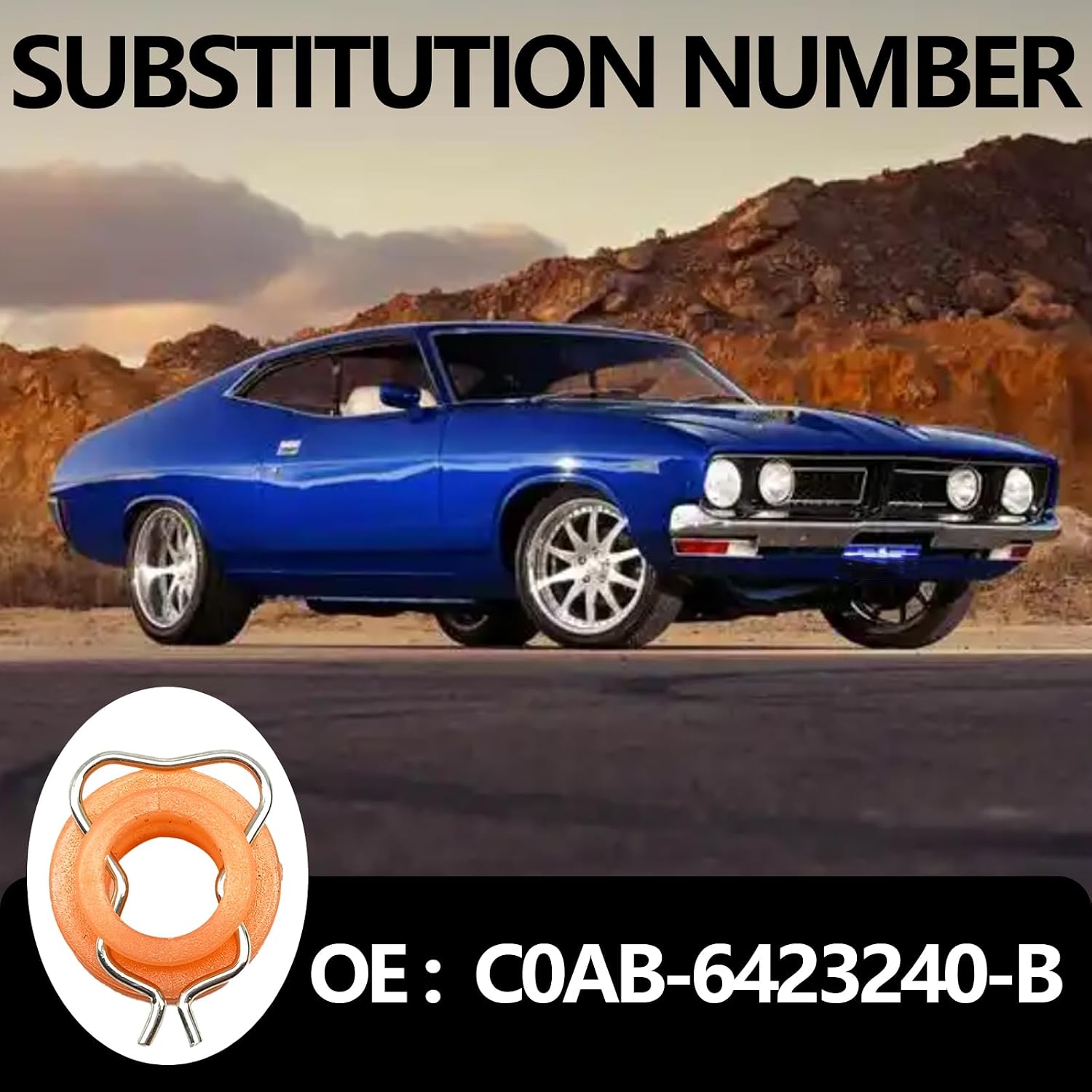 10PCS Window Regulator Roller, Compatible with Ford Edsel Galaxie Falcon Fairlane Ranchero Mustang Bronco Thunderbird Econoline Mercury comet, Replaces# C0AB-6423240-B