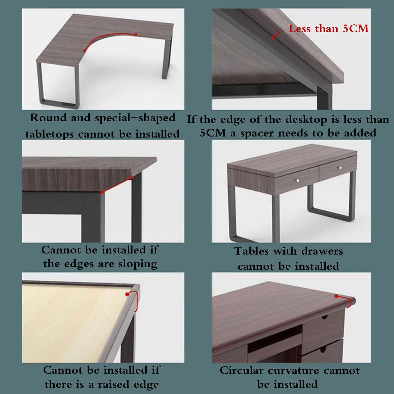 Omic - Vassoio da scrivania espandibile pieghevole con ripiano per tastiera, salvaspazio, ideale per casa e ufficio, design regolabile e versatile per una migliore t
