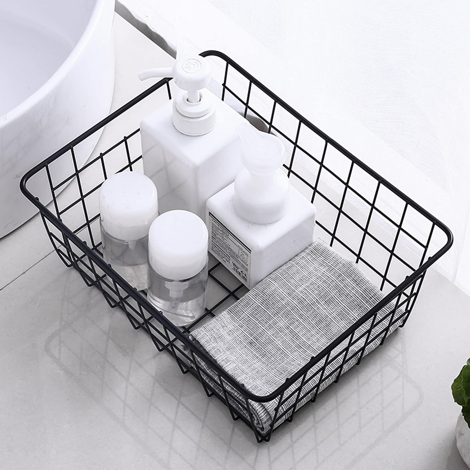 Mobile Bagno Da Appendere Cestino Portaoggetti Da Appendere Sotto Mensola - Organizer Per Cucina, Bagno, Dispensa Organizer Dispensa Cucina