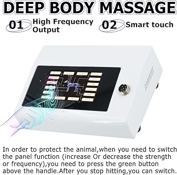 Veterinary Shock Wave Therapy Machine, Extracorporeal Shockwave Device,with 7 Heads,for Horses and Animals