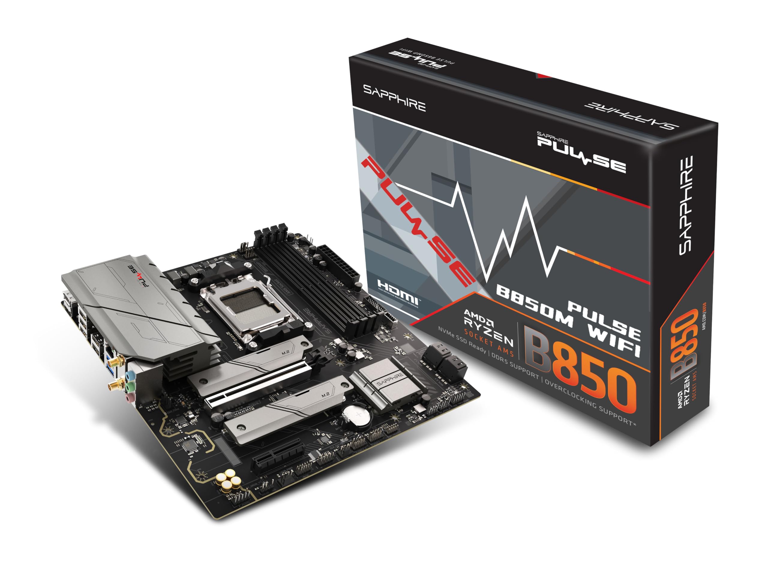 Amazon.in: Buy Sapphire Pulse B850M WiFi AMD B850 Chipset Micro
