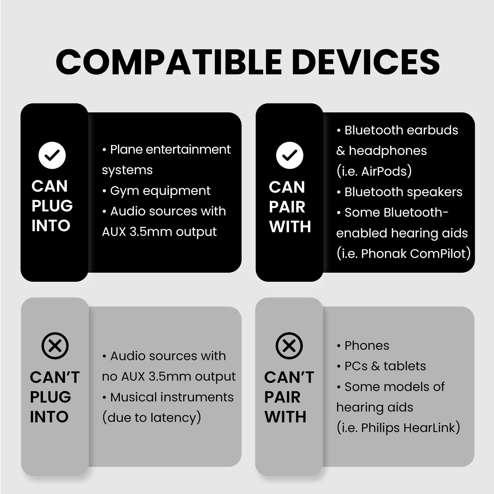 Avantree SoundJet R1 – 25-godzinna bezprzewodowa Bluetooth-adapter do wszystkich AirPods (Pro/Max) z Qualcomm & aptX Adaptive, bezprzewodowy transmiter audio do lotów, działa ze słuchawkami Bluetooth