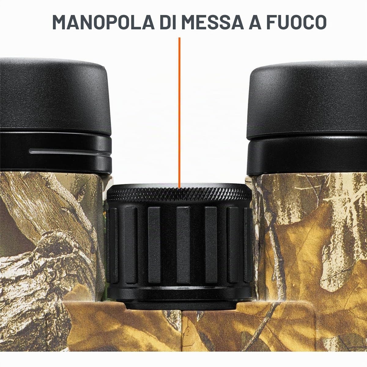 Bushnell - Engage X - 10 x 42 - Raccoglitore di ossa con bordo reale dell'albero - Tetto prismatico -Impermeabile e a prova di nebbia - Rivestimento barriera EXO - Completamente rivestito - BENX1042RB