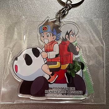 Amazon.co.jp: ロックマンエグゼ アクリル キーホルダー 熱斗 炎