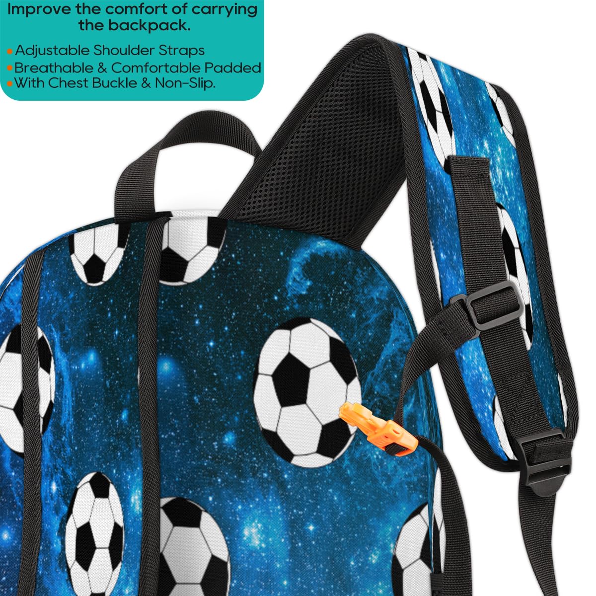 Galaxy Nebula plecak piłkarski o dużej pojemności, plecak szkolny, plecak na książki, plecak piłkarski, wędrówki, podróż, na co dzień, na laptopa, plecak dla dzieci, chłopców, dziewcząt, mężczyzn,