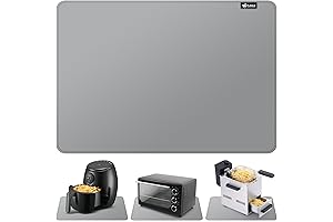 FLASLD Heat Resistant Silicone Mat: Ultimate Kitchen and Air Fryer Protection