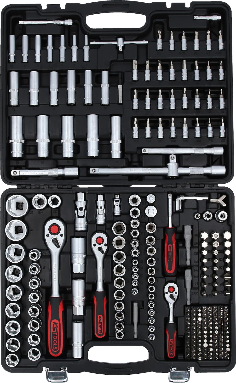 KS Tools 917.0255 EVOLUTION Series 1/4"+ 3/8" + 1/2" + 5/16" Steckschlüssel-Satz, 255-tlg.