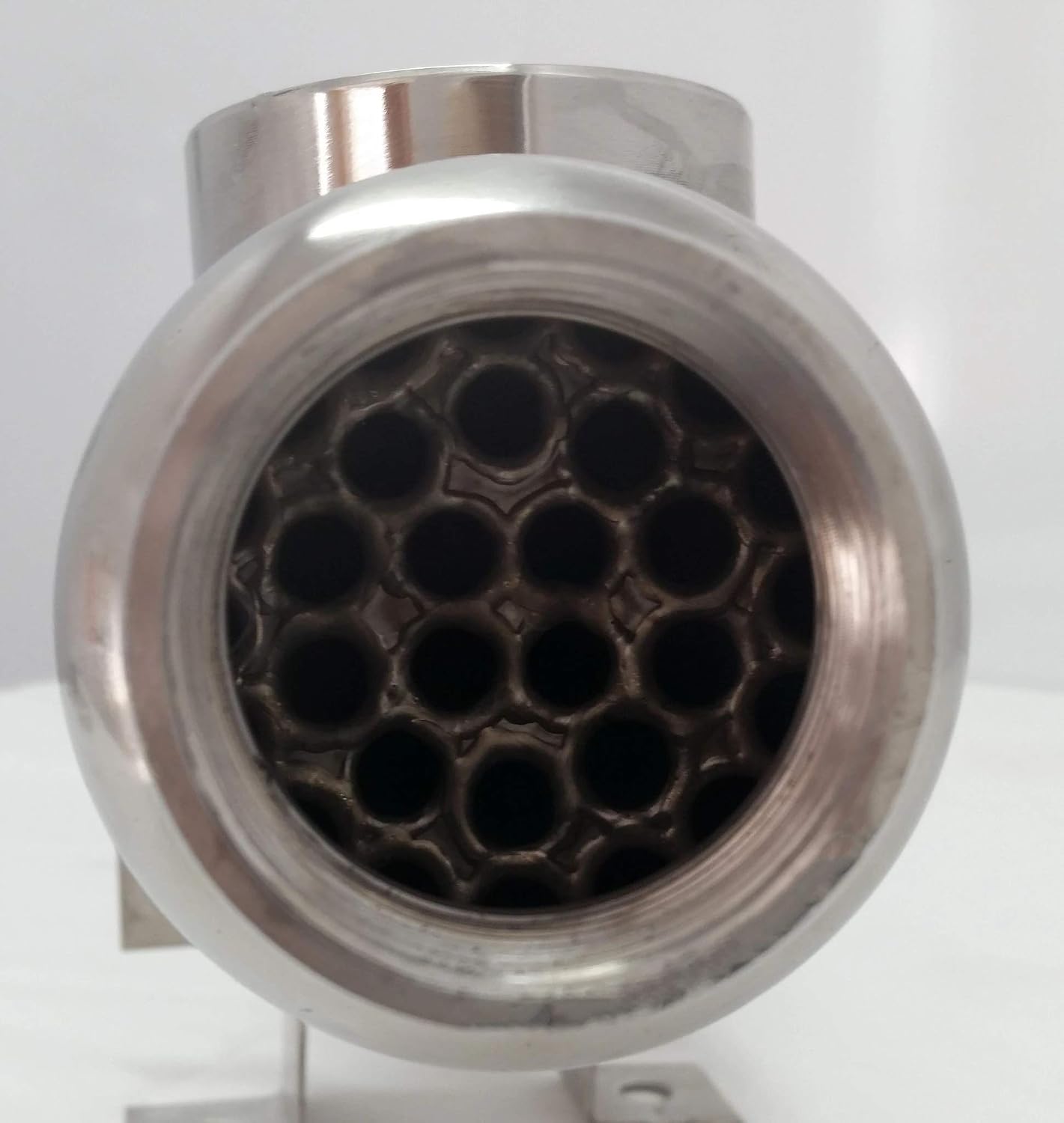 360,000 BTU Stainless Steel Tube and Shell Heat Exchanger for Pools/Spas os