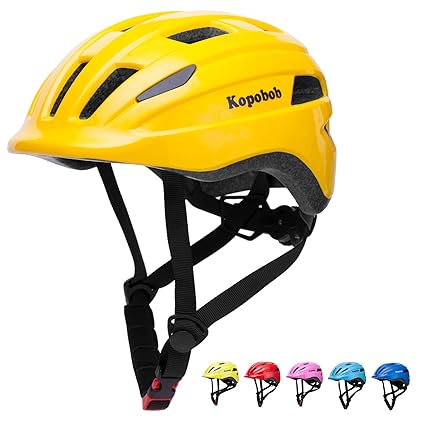 Kids Helmet Adjustable Bike Helmet from Toddler to Youth Durable Kid Bicycle Helmets Multi-Sports Safety Cycling Skating Scooter Helmet CSPC Certified