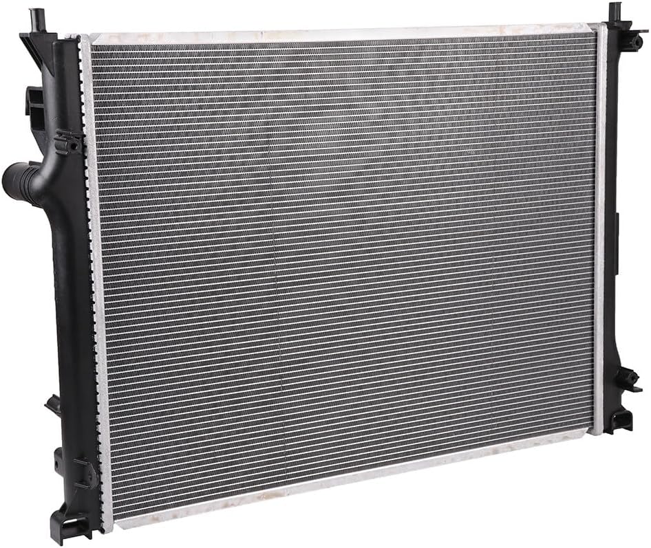 SCITOO Radiator x1 & Condenser x1 Fit for 2011-2019 for Chrysler for 300 3.6L 5.7L 2013-2014 2017-2019 for Challenger 3.6L 2011-2019 for Challenger 5.7L 2011-2019 for Charger 3.6L 5.7L