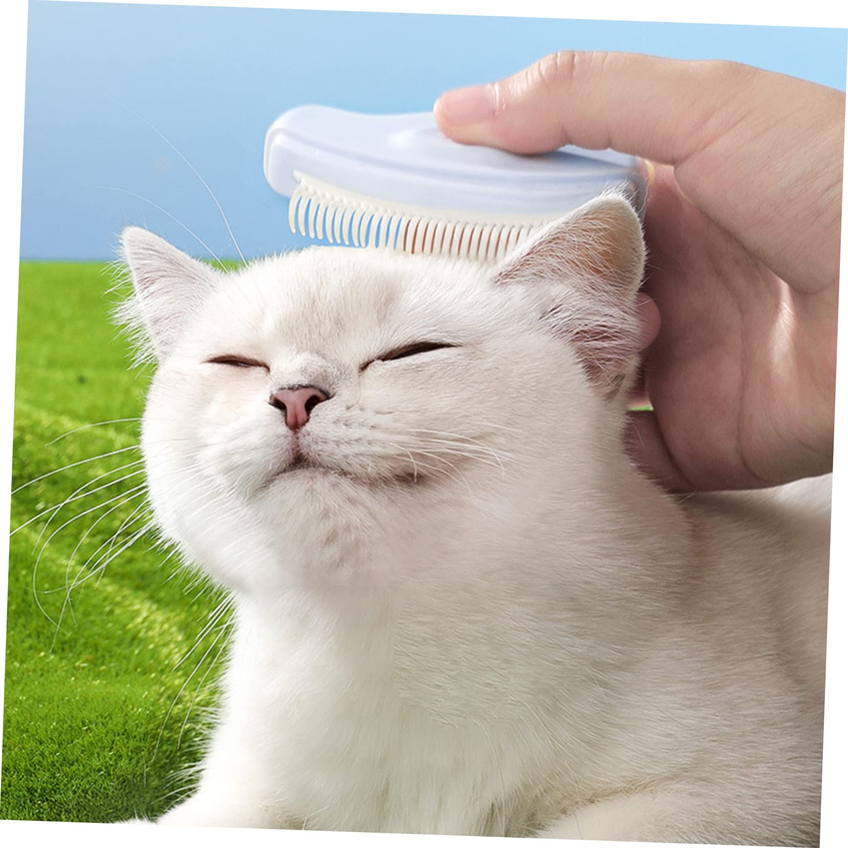 CORHAD 2Pcs Pet Grooming Combs for Cats Dog Grooming Tools for Coat Care Puppy Grooming Comb for Removing Mats and Loose Pet Grooming Brush