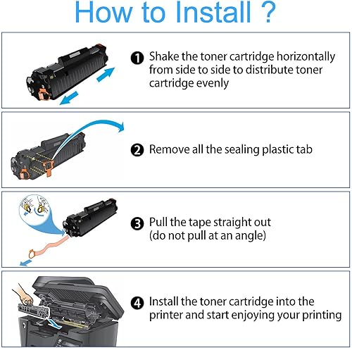 Miniatura 7 de Cartucho de tóner de repuesto compatible para HP 51A Q7551A funciona con impresora Laser Jet P3005 P3005D P3005N P3005DN P3005X M3027 MFP M3027X MFP