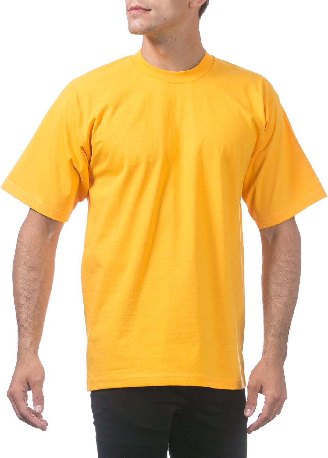 Pro Club Men's Heavyweight Cotton Short Sleeve Crew Neck T-Shirt