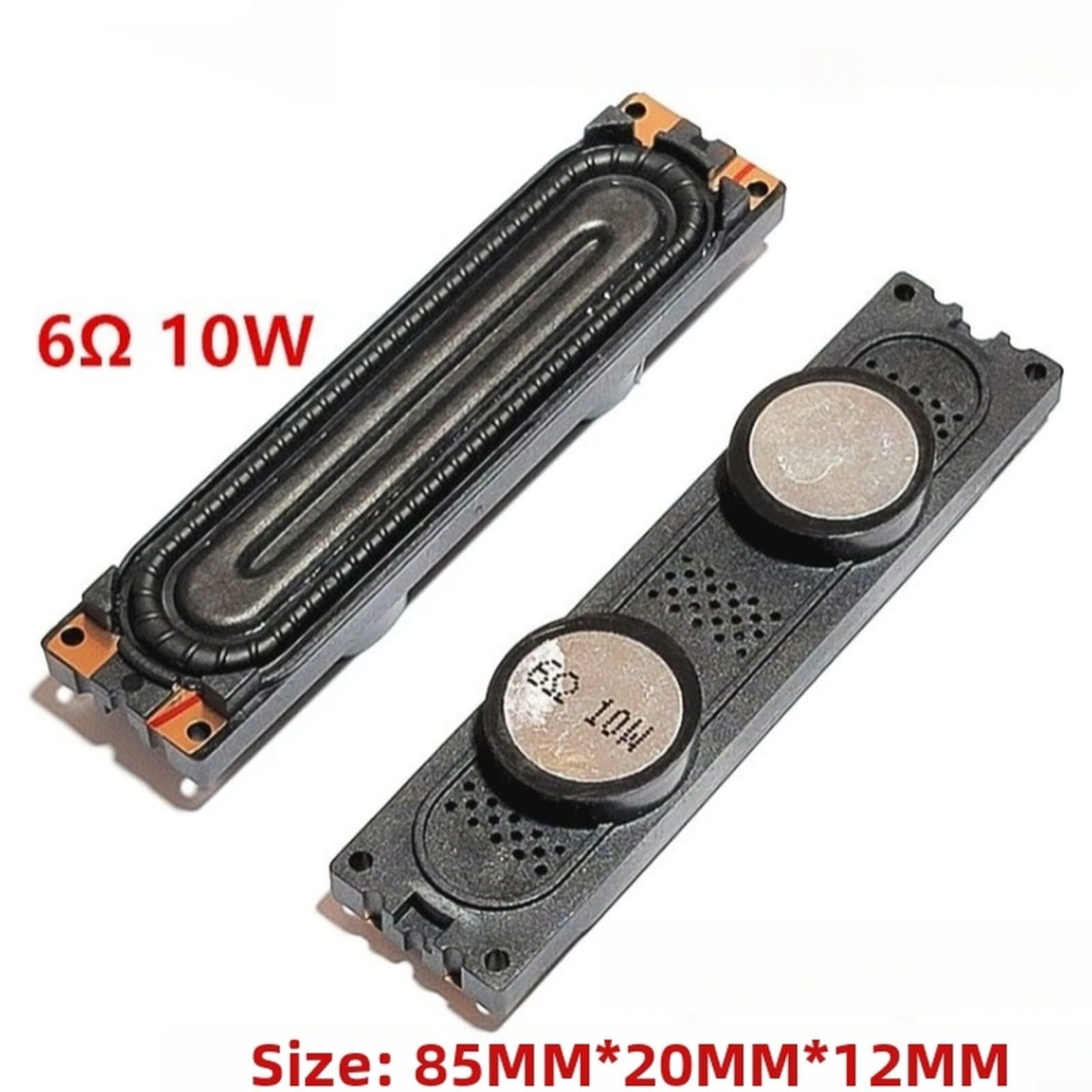 Ersatz-interne Lautsprechereinheit für Samsung TV-Lautsprecher, 6 Ohm, 10 W, Audio-Treibermodul, Reparatur, BN96-16798M, BN96-16796A, kompatible TV-Soundbar-Komponente (2 Stück)