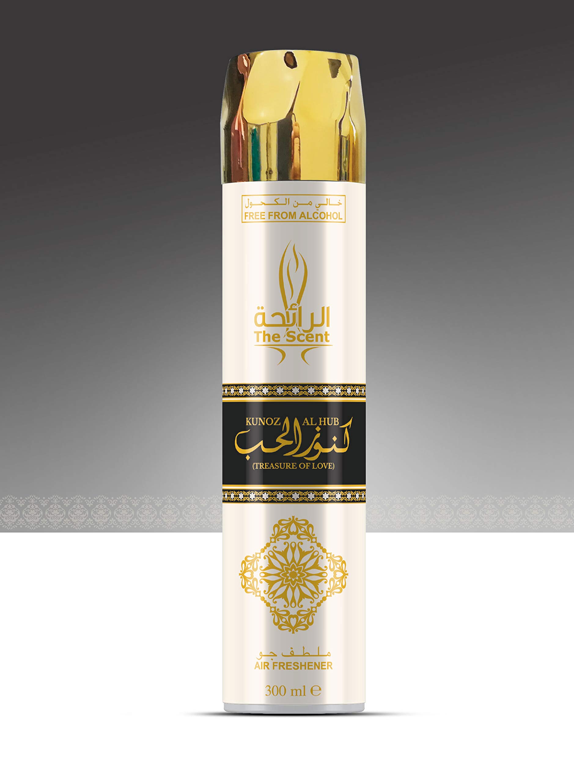 The Scent Premium Air Freshener Spray – Kunoz Al Hub – 300ML – Arabic Air Freshener For Home And Office | FREE From Alcohol & Refreshing SCENT, Odor Neutralizer for Room