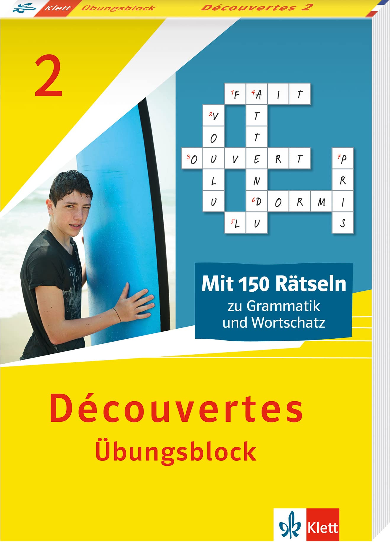 Découvertes 2 (ab 2020) - Übungsblock 2. Lernjahr: 150 Rätsel zu Grammatik und Wortschatz