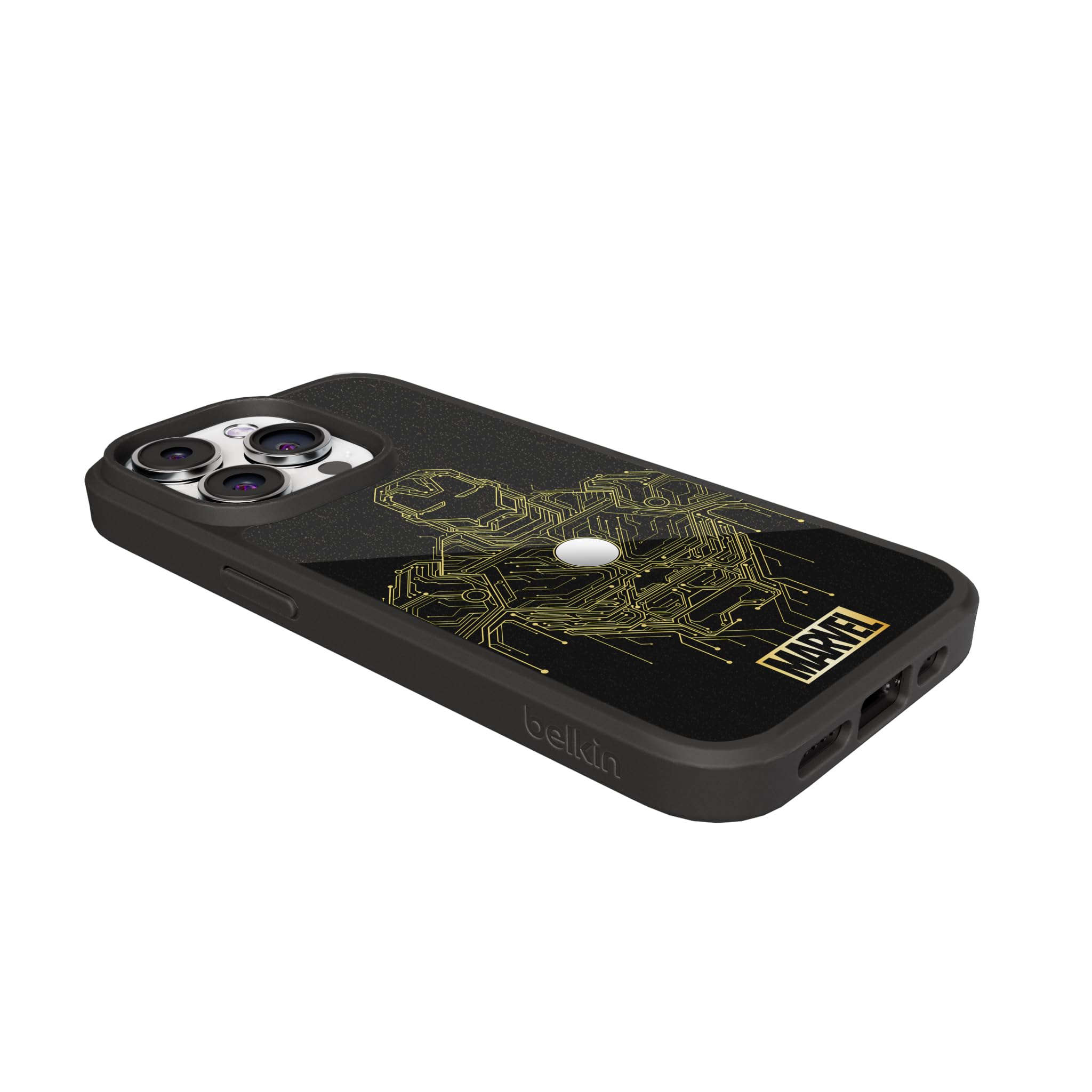 Amazon.com: Belkin MSA011qcBG-DY iPhone 14 Pro Max Case, MagSafe  Compatible, Magnetic, Thin, Ultra Shockproof, UV Resistant, Anti-Yellowing,  Soft TPU (Disney 100th Anniversary Marvel Iron Man Limited Model) : Cell  Phones & Accessories