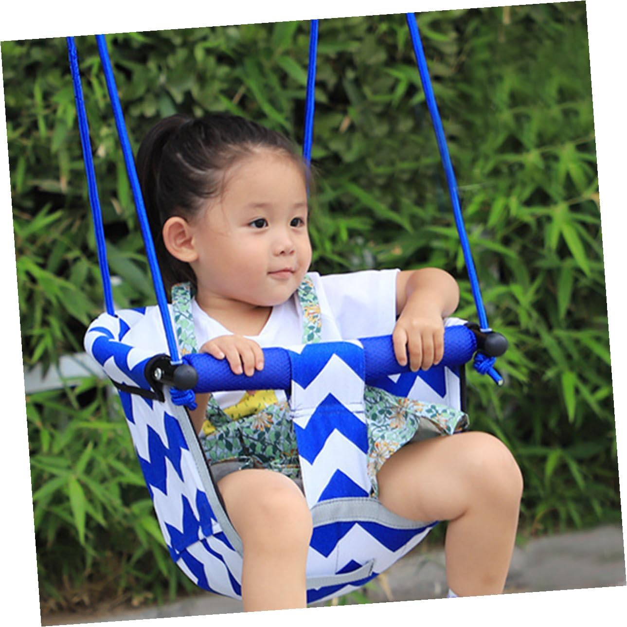Adjustable Height S Outdoor Hanging Swing Chair Canvas Garden Seater for Safe Play Indoor Outdoor Use Birthday Holiday