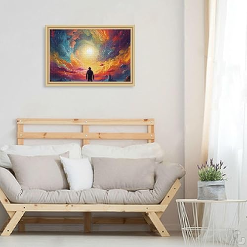 Miniatura 6 de Galaxy Sky Jigsaw Puzzles 500 Pieces for Adults,Learning Educational Puzzles,Difficult and Challenge Families Toys with Mesh Storage Bag 2012165