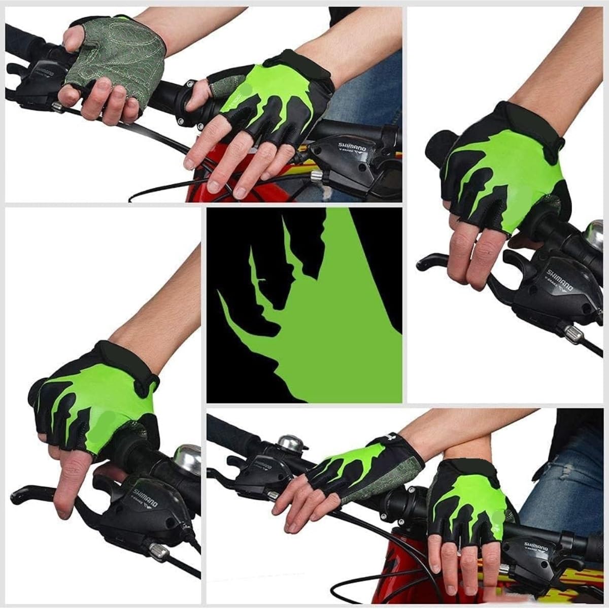 Fahrradhandschuhe Gewichtheberhandschuhe, Übungs- und Hebe-Cross-Trainings-Gymnastikhandschuhe Radsporthandschuhe