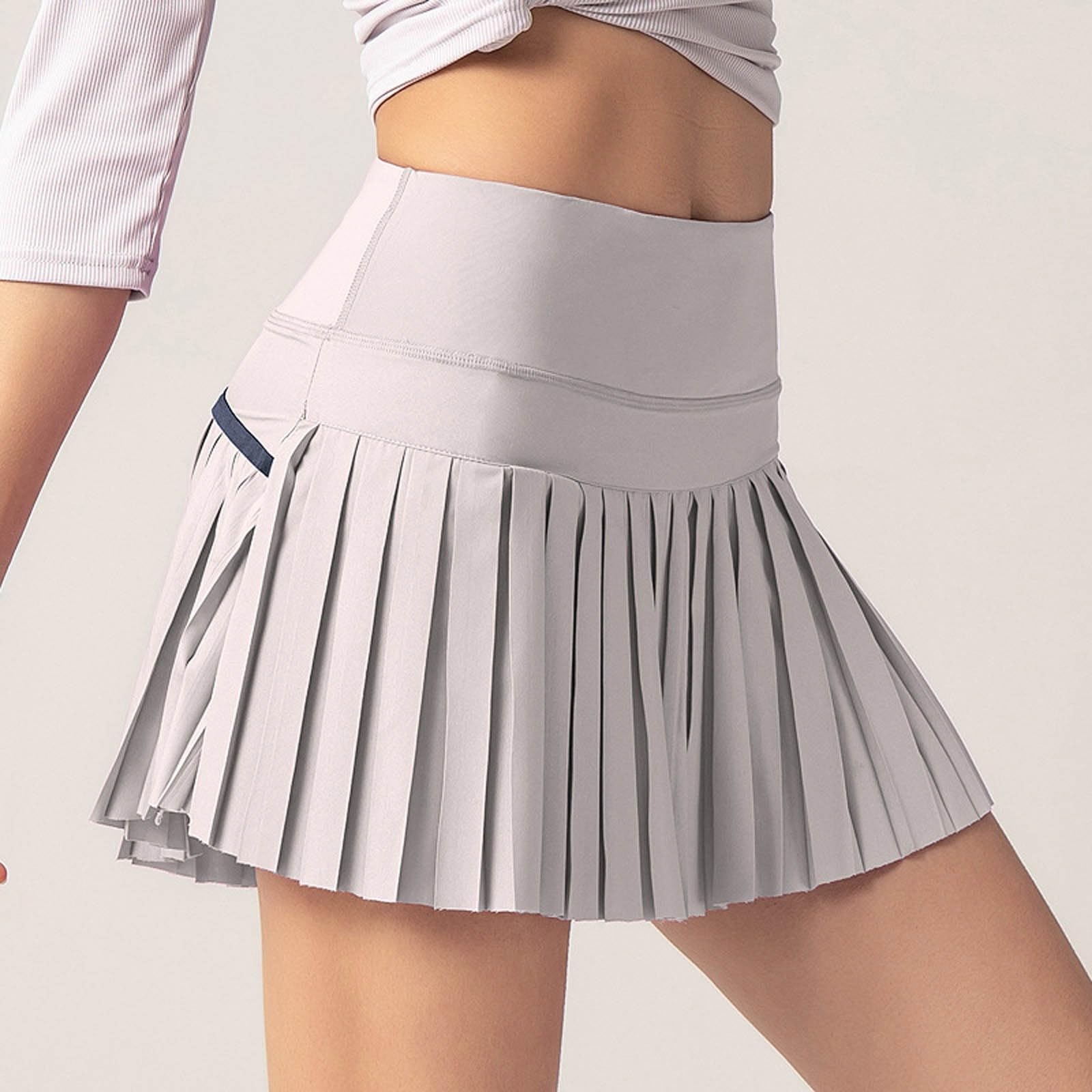 Damska spódnica tenisowa luźna, antyekspozycyjna, szybkoschnąca bieganie, fitness, tenis, sporty na świeżym powietrzu dla