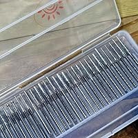 Vista 7 de Juego de 30 rebabas de diamante con vástago de 1/8 pulgadas para herramientas rotativas Dremel
