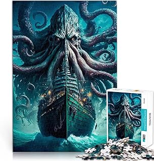 Comprar Rompecabezas para Adultos 1000 Piezas La Llamada de Cthulhu Juego desafiante y Juego Familiar Interacción Entre Padres e Hijos 38x26cm