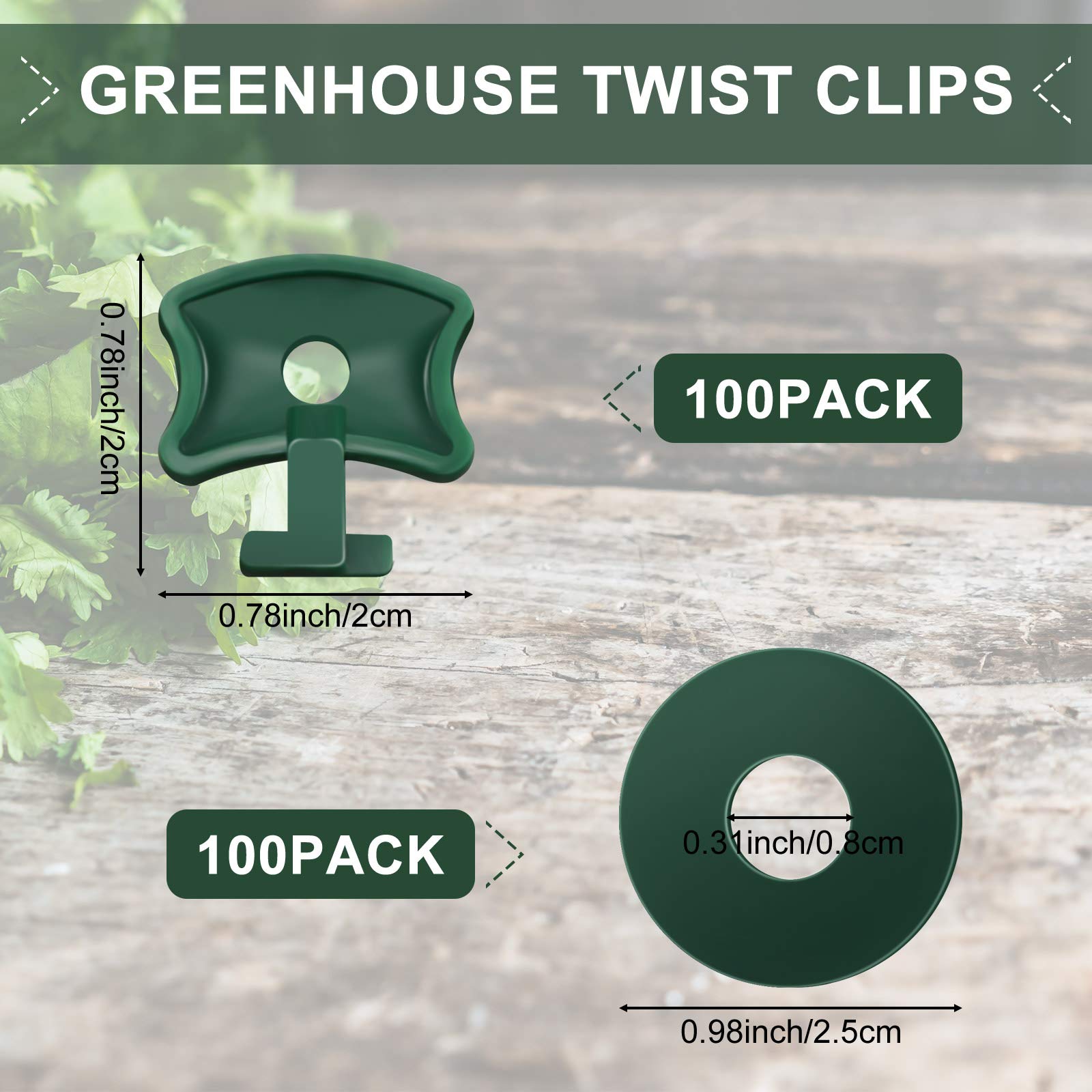 300 Pezzi Serra Serra Clip Kit Serra Plastica Twist Clip E Rondelle Di