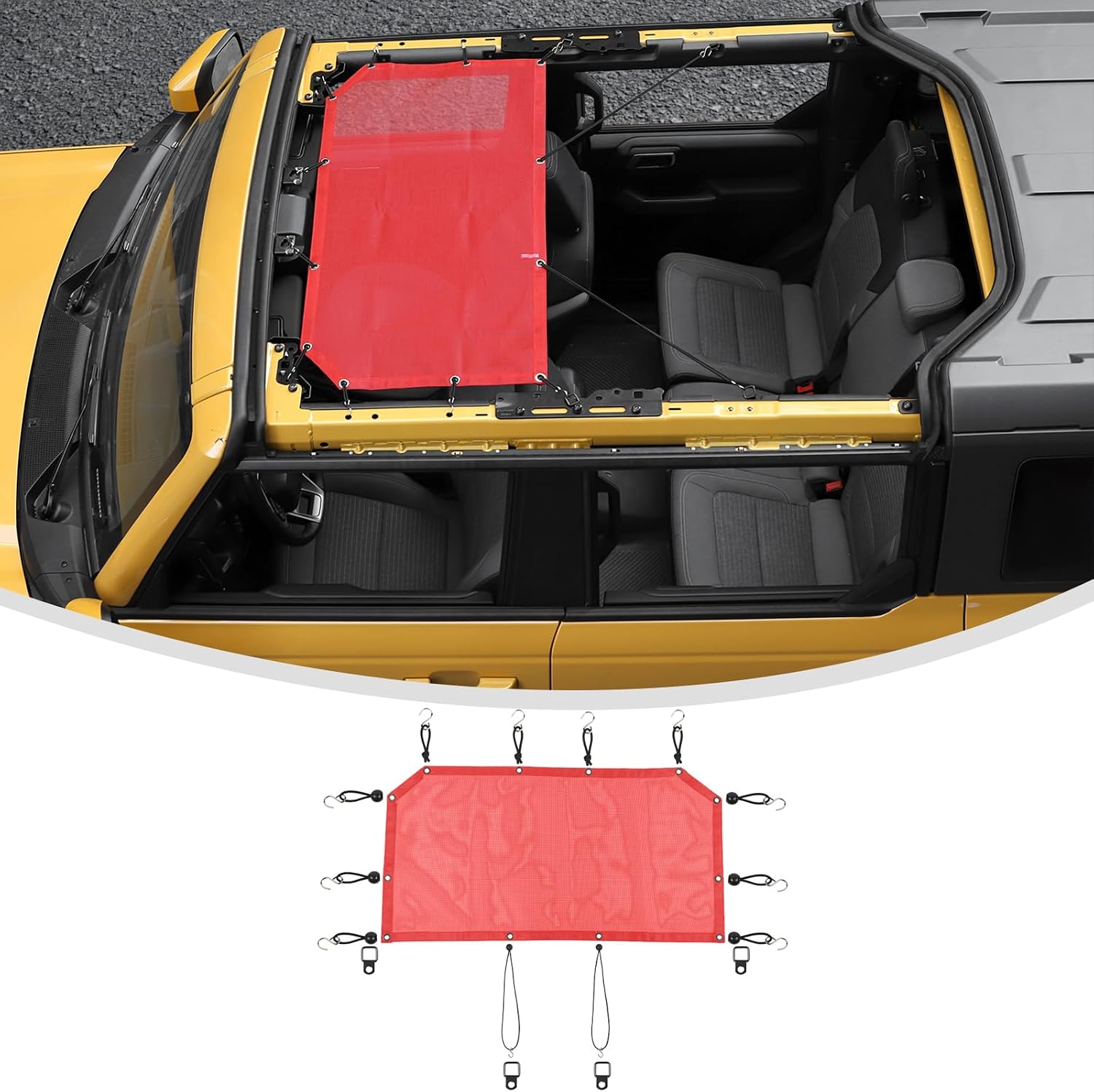 Amazon.com: Linskip Front Freedom Panel Sunshade Compatible with Ford ...