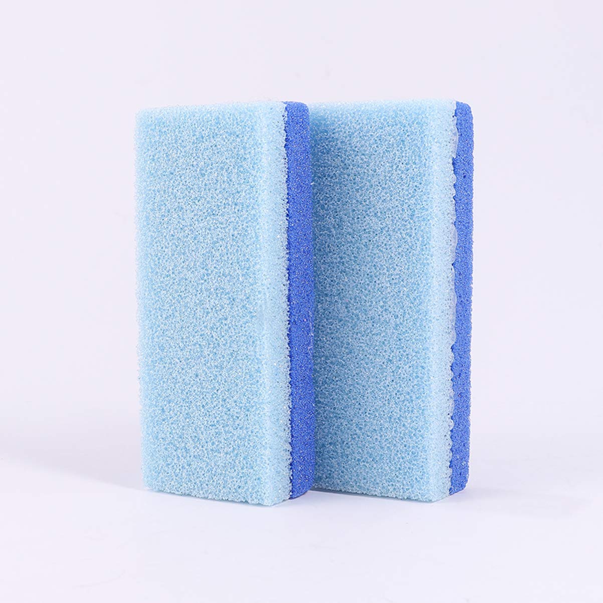 Pierre Pieds Pu Bleu Lot de 2, Exfoliant pour Peaux Mortes