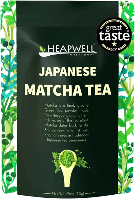 Emma Chamberlain Matcha: Heapwell Premium High Grade Japanese Green Tea Powder (50g)