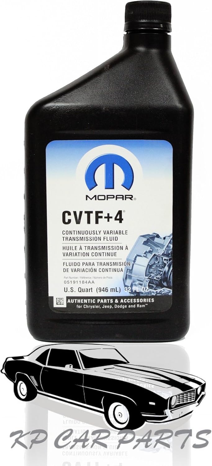 Genuine Mopar Fluid 5191184AA CVTF+4 Transmission Fluid - 1 Quart by Chrysler