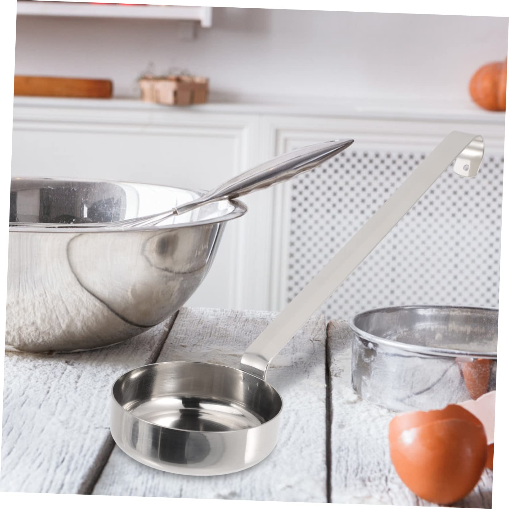 2pezzi Inossidabile Per Pizza e Salsa Utensile Per Ristoranti e Domestiche Per Spalmare e Misurare Condimenti