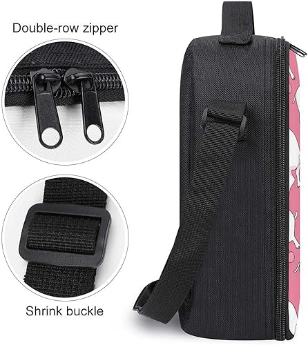 Miniatura 3 de Mini Pigs and A Hearts Lunch Tote Bag Insulated Reusable Portable Lunch Box for Office Work Picnic