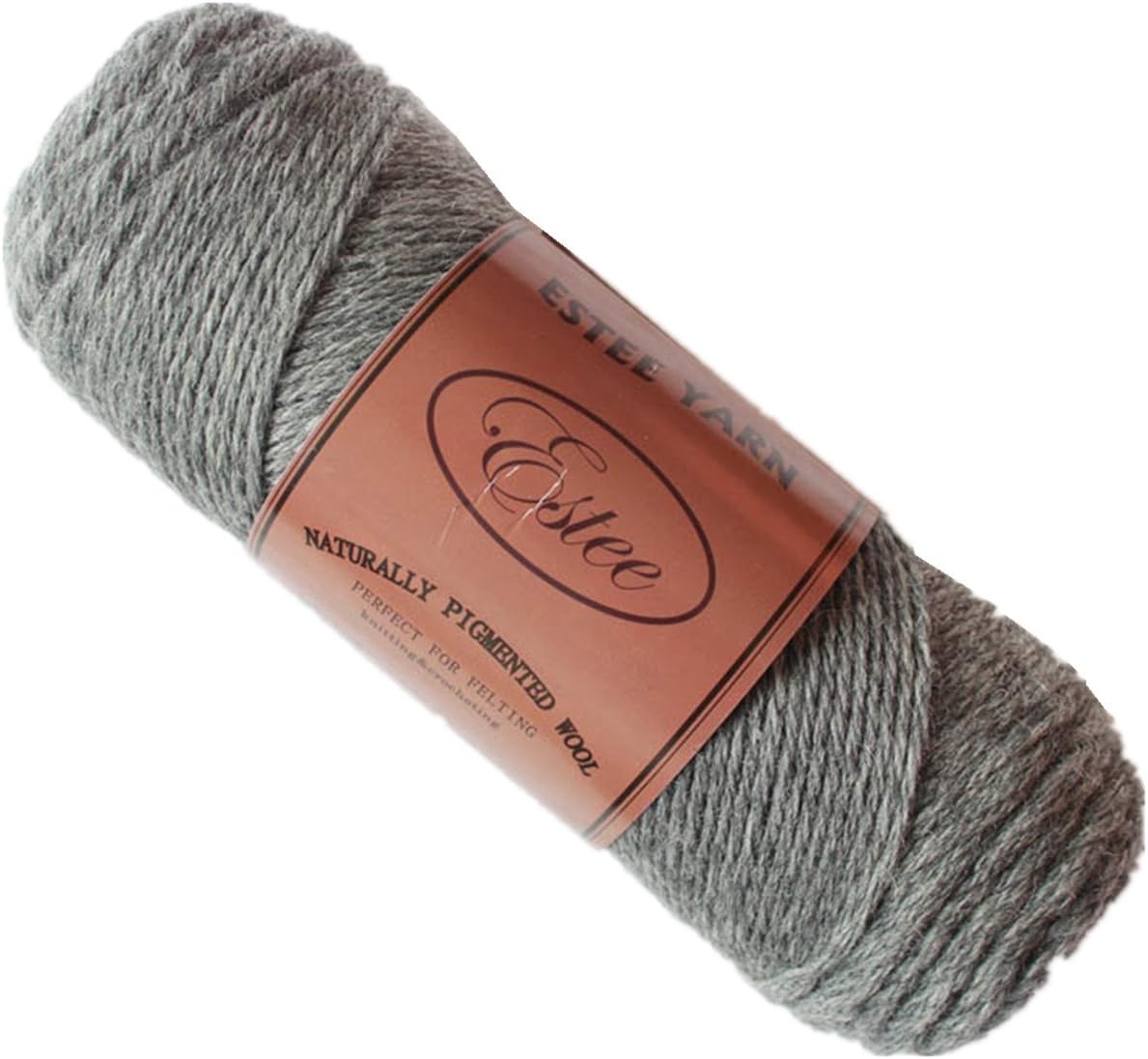 One Skein Luxurious 100% Pure Thick Warm Alpaca Wool Hand Knitting Yarn 100g;Dark grey